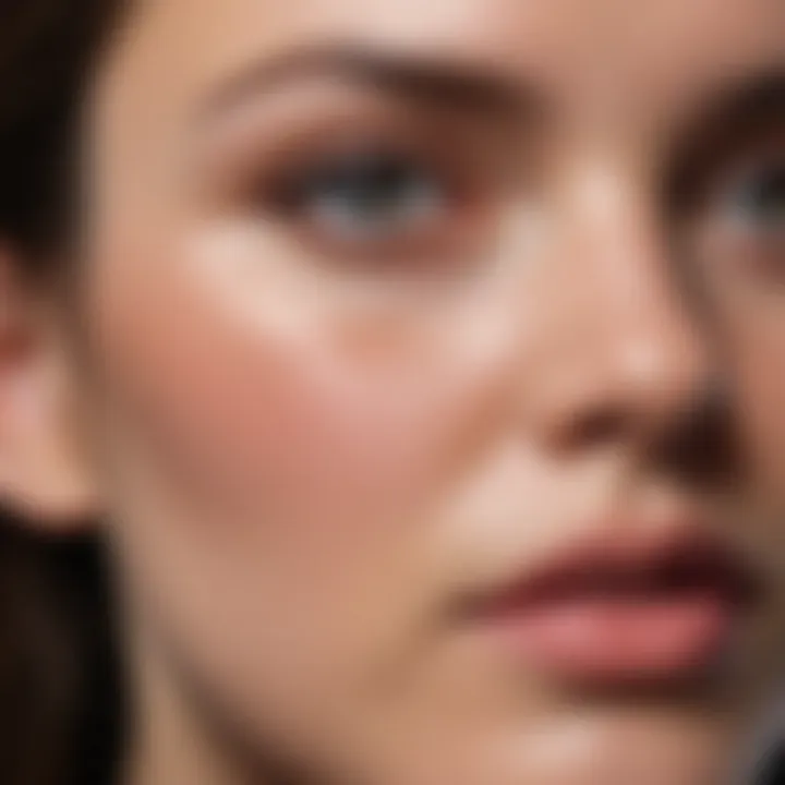 A professional treatment setup for blackhead extraction