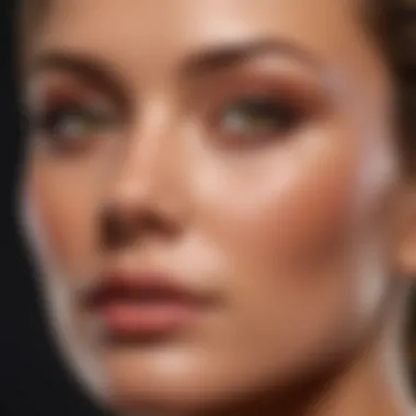 Flawlessly Prepped Skin for Tanning A close-up of skin prepped for self tanning, showcasing a smooth and even texture.
