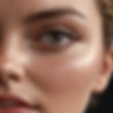Key Ingredients for Anti-Wrinkle Creams Close-up of key anti-wrinkle ingredients like hyaluronic acid and peptides