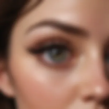 Artistic Interpretation: Long False Eyelashes Artistic Representation of Long False Eyelashes