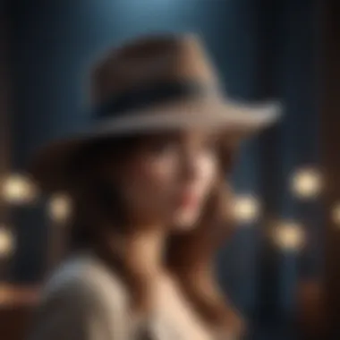 Elegant Wide Brim Fedora