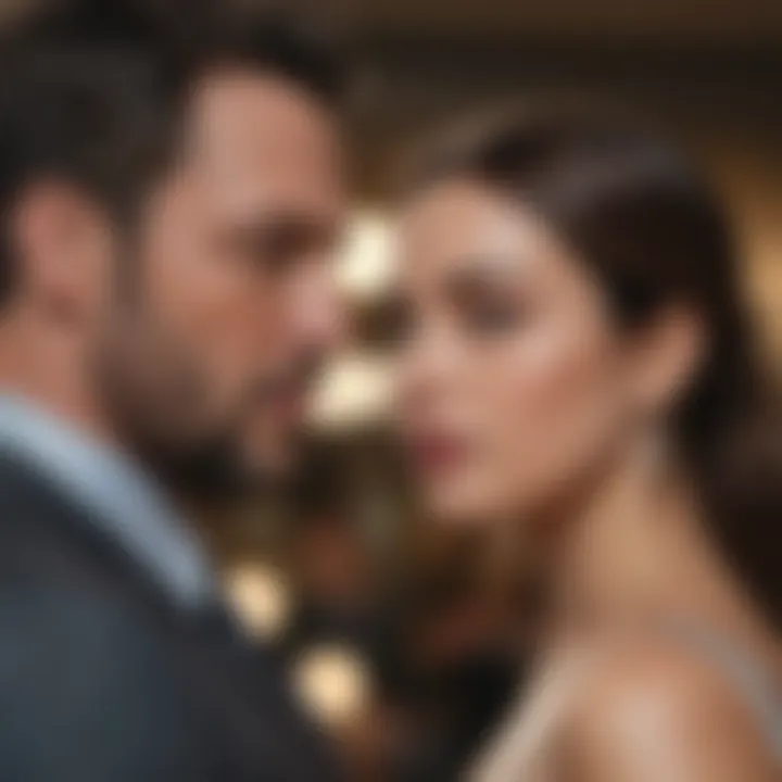 A candid moment featuring Ben Affleck and Ana de Armas