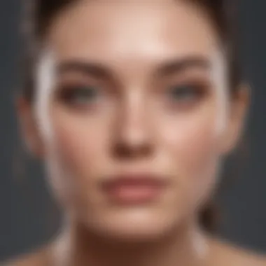 Effective Application Techniques for Cleansers User applying face wash on their face.