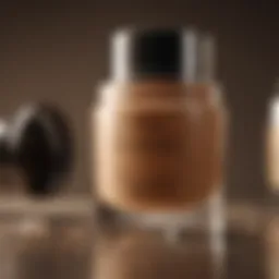 Luxurious foundation texture showcasing hydration