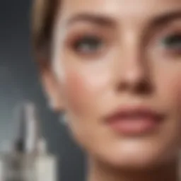 High-quality skincare serum in a glass bottle
