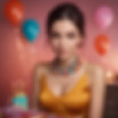 Color Inspiration for Birthday Looks A color palette representing popular choices for birthday outfits