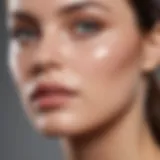 Close-up of skincare product ingredients