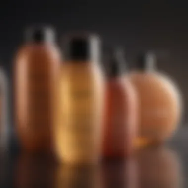 An array of hair care products designed for colored hair