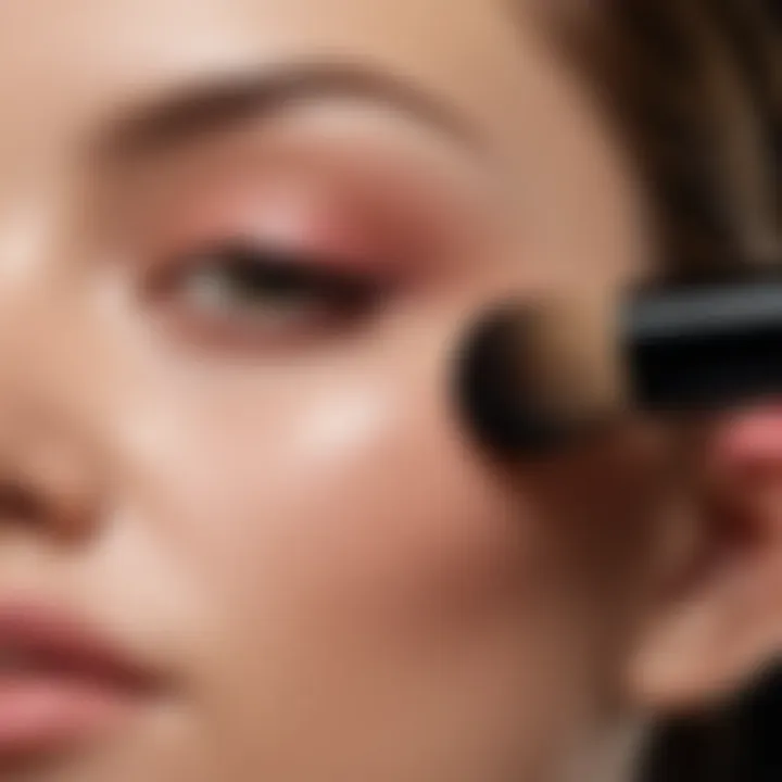 Blush Brush Application Technique