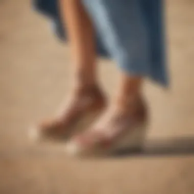 Boho-Chic Espadrille Wedges Boho-Chic Espadrille Wedges