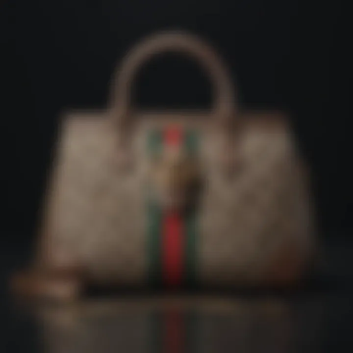 Fashion-forward Gucci Ophidia bag making a statement