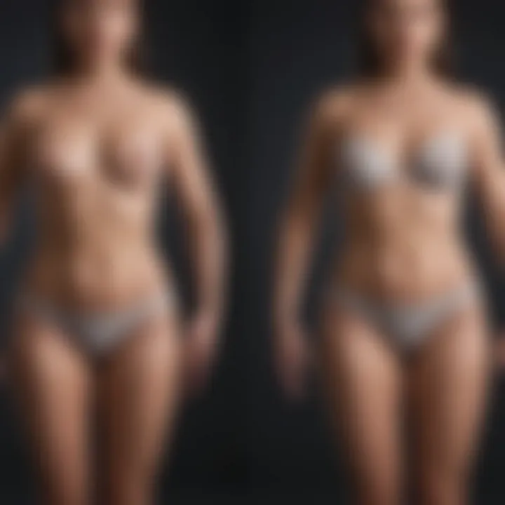 Celebrity before and after coolsculpting comparison