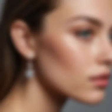 Chic diamond earrings from Jennifer Meyer Shop