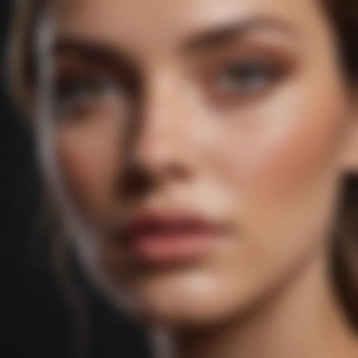 Close-Up of Milani Dewy Foundation Application