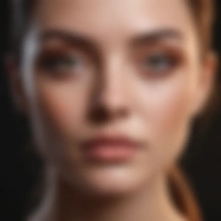 Illustration explaining color theory in concealers