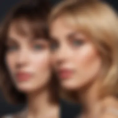 Transformational Color Boost Before and after comparison of using a color-enhancing hair toner