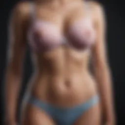 Feminine silhouette with measuring tape
