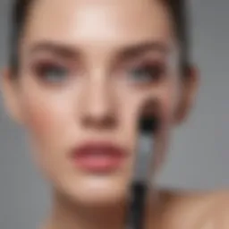 Close-up of the It Cosmetics Double Ended Brush showcasing its unique dual-tip design