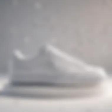 Craftsmanship of White Leather Sneaker Sleek elegance of white leather sneaker