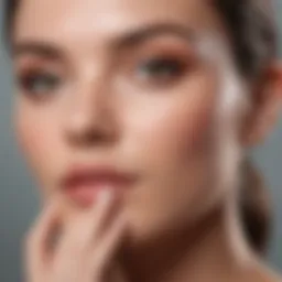 Differin Gel application on skin