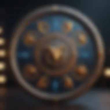 Astrological symbols representing the twelve zodiac signs