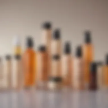 A selection of Dr. Hauschka products on display