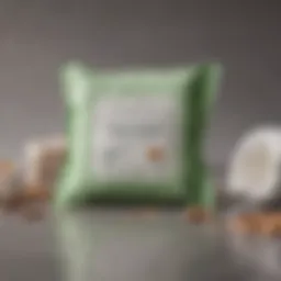 An array of eco-friendly makeup remover wipes showcasing their natural ingredients.