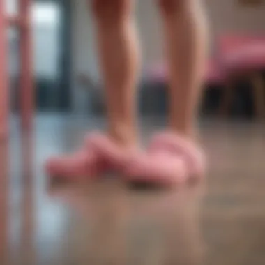 Elegance Embodied Elegance embodied in pink Ugg clogs