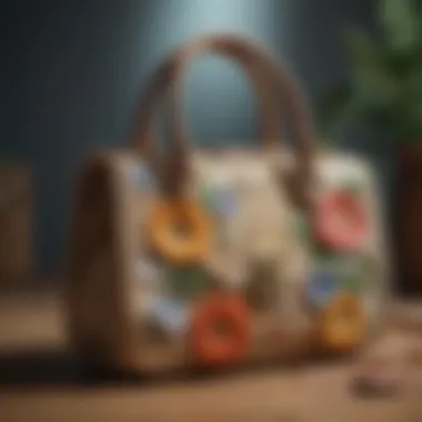 Floral Elegance in Straw Satchel Bags Straw Satchel Bag with Floral Embellishments