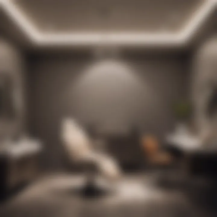 Elegant dermatologist clinic interior