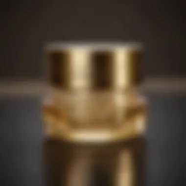 Elegant Eye Cream Packaging with Gold Accents