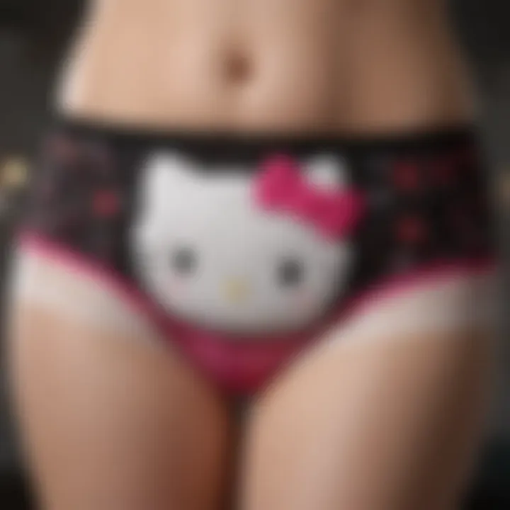 Elegantly Embroidered Hello Kitty Panties