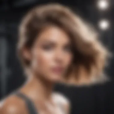 Beautiful hair styled effortlessly
