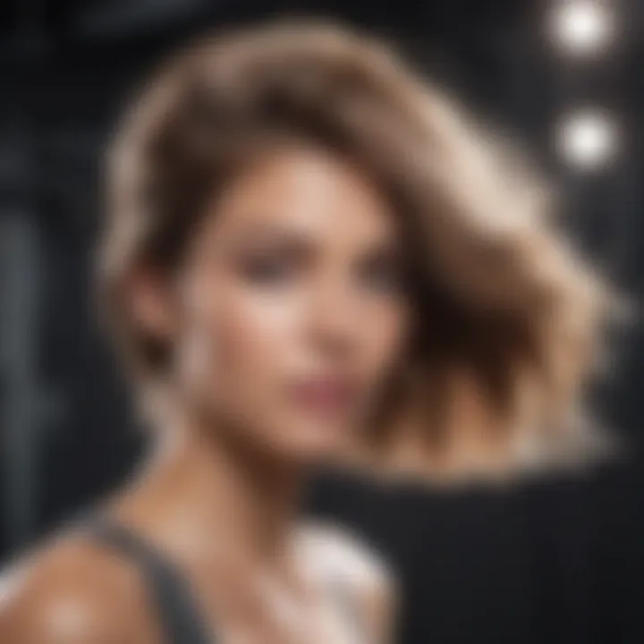 Beautiful hair styled effortlessly