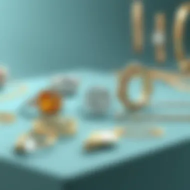 Unique Designs in Affordable Jewelry Elegant arrangement of affordable jewelry pieces showcasing unique designs