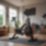 Elegant Exercise Bike in Modern Home Gym