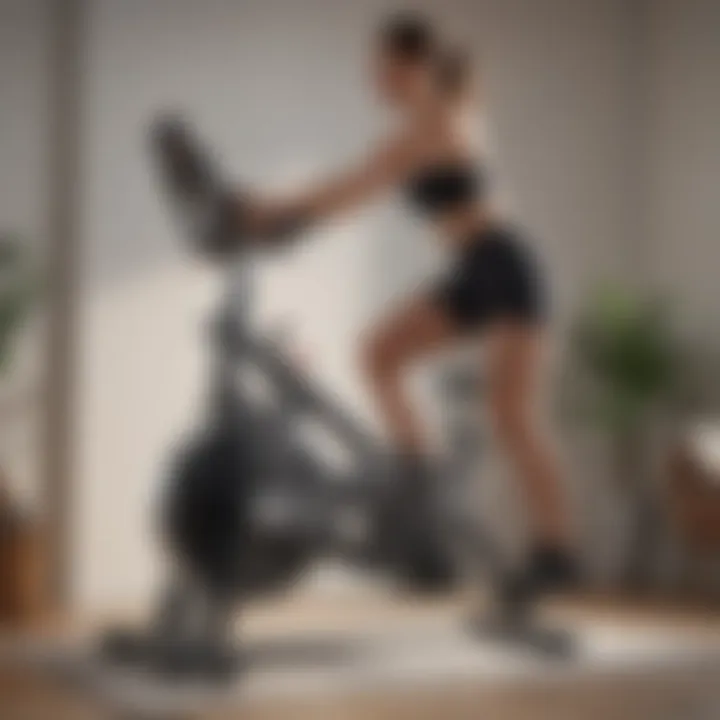 Tech-Enhanced Exercise Bike for Interactive Workouts