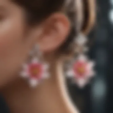 Exquisite Royal Blossom Earrings