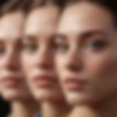 Diverse skin types represented through textures