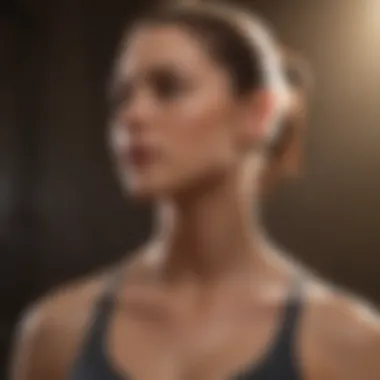 Individual performing targeted neck workout