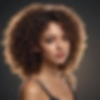 Voluminous layered curls for a dynamic look