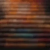 Vibrant array of hair color swatches showcasing various shades