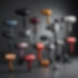 A collection of various hair dryer models showcasing their unique designs and features.