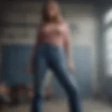 Vintage denim collection showcasing the evolution of Jen Seven Jeans