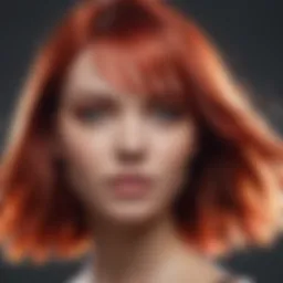 Vibrant hair showcasing the effects of Kevin Murphy glossing