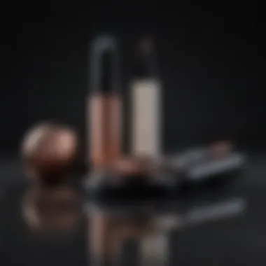Salon Perfect Brow Marker in a Beauty Routine An elegant vanity setup featuring the Salon Perfect Brow Marker among other beauty products