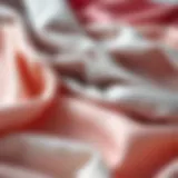 Luxurious fabric swatches showcasing softness