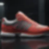 Close-up of adidas sneaker cushioning technology