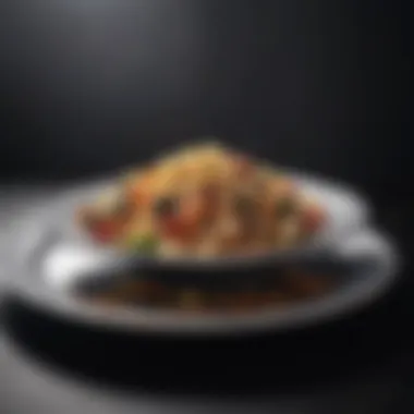 Clouded Nourishment Dark clouds casting a shadow over a plate of food