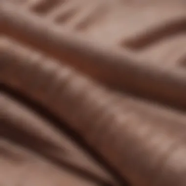 Close-up of fabric textures used in two-piece zip-up sets